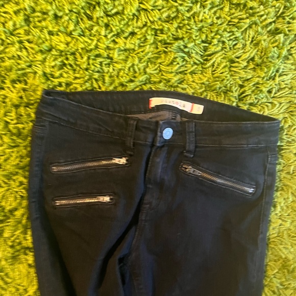 Pistola moto zipper skinny ankle jeans size 28 - Picture 4 of 8